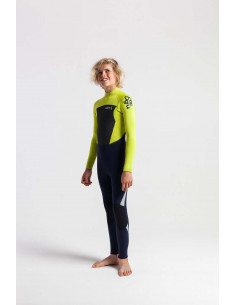 C-Skins Junior Legend 5/4/3mm - Slate/FlashGreen/Silver 2