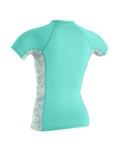 O'Neill Women's Side Print Short Sleeve Rash Vest 2