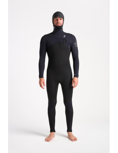 C-Skins Session 5/4mm Chest Zip Hooded Wetsuit.